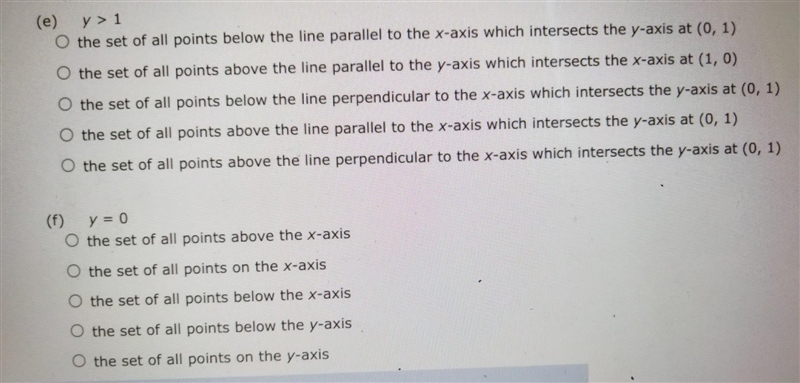 NO LINKS!! Describe the set of points P(x, y) in a coordinate plane that satisfy the-example-1