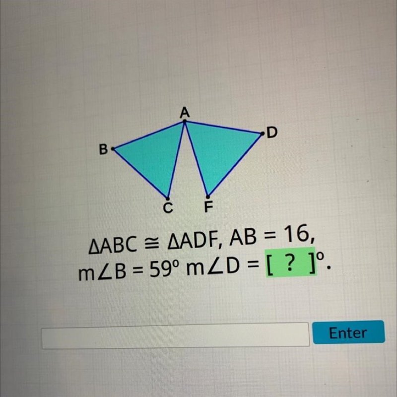 AADF, AB = 16, mZB = 59° mZD = [?]-example-1