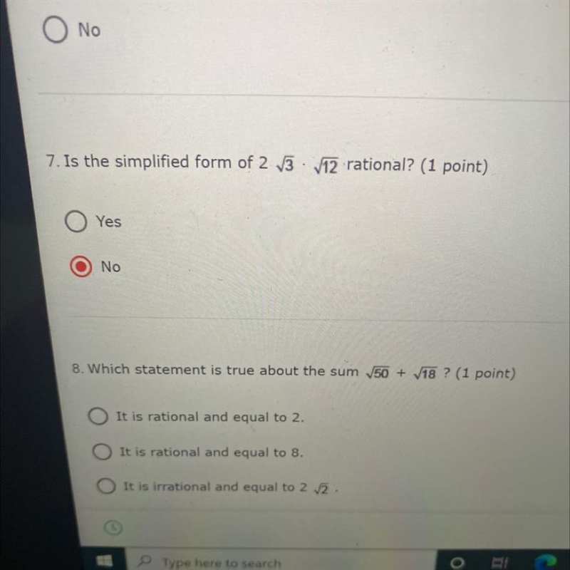 I just need the answer to question 7 quickly I have to go somewhere-example-1