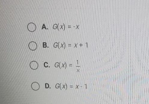 Which of the following functions shows the quadratic parent function,-example-1