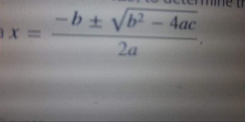 Use the discriminant b^2 - 4ac, to determine the number of solutions of the following-example-1