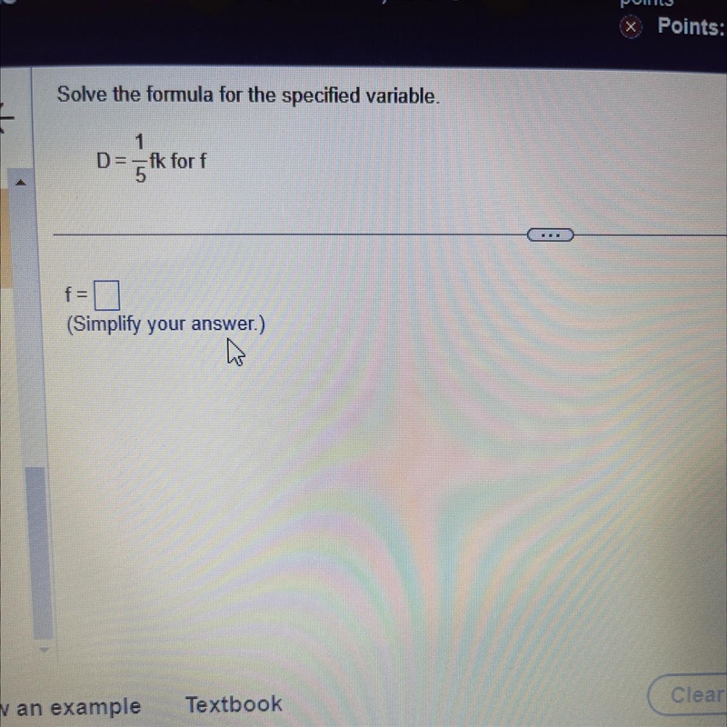 Solve the formula for the specified variable. F-example-1