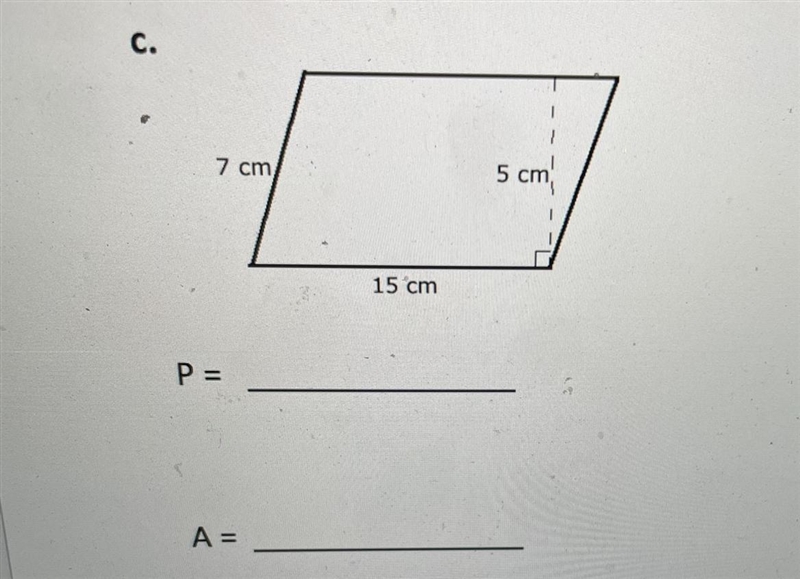 Find the perimeter and area of the figure.-example-1