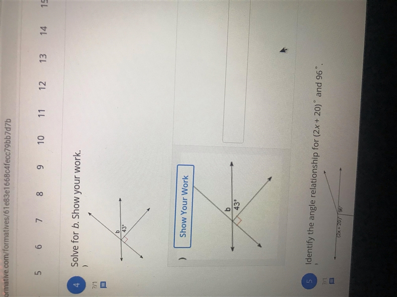 Solve for b, show your work-example-1