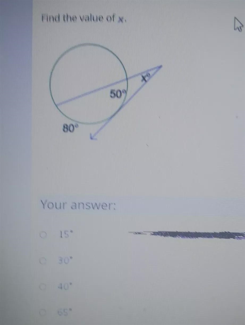 Can someone please help me find the value of X?-example-1