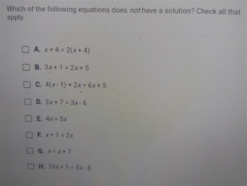 Which of the following equation does not have a solution-example-1