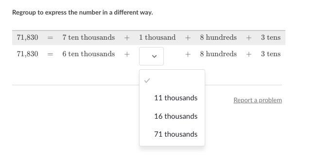 Regroup to express the number in a different way. 71{,}83071,83071, comma, 830 ==equals-example-1