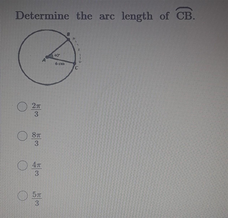 Consider the following measures shown in the diagram with the circle centered at point-example-1