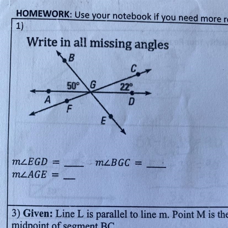 Write in all missing angles.-example-1