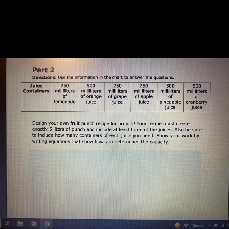 3 / 3100%++Part 2Directions: Use the information in the chart to answer the questions-example-1