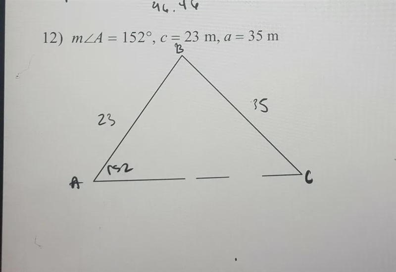 need help with example #12 state the number of possible triangles that can be formed-example-1