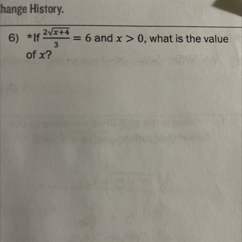 If 2square roots x+4/3 =6 and x>0 what is the value of x-example-1