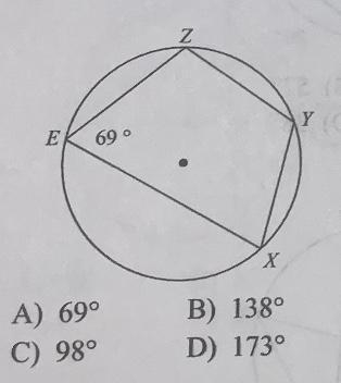 Find the measure of the arc or angle indicated. mZX-example-1