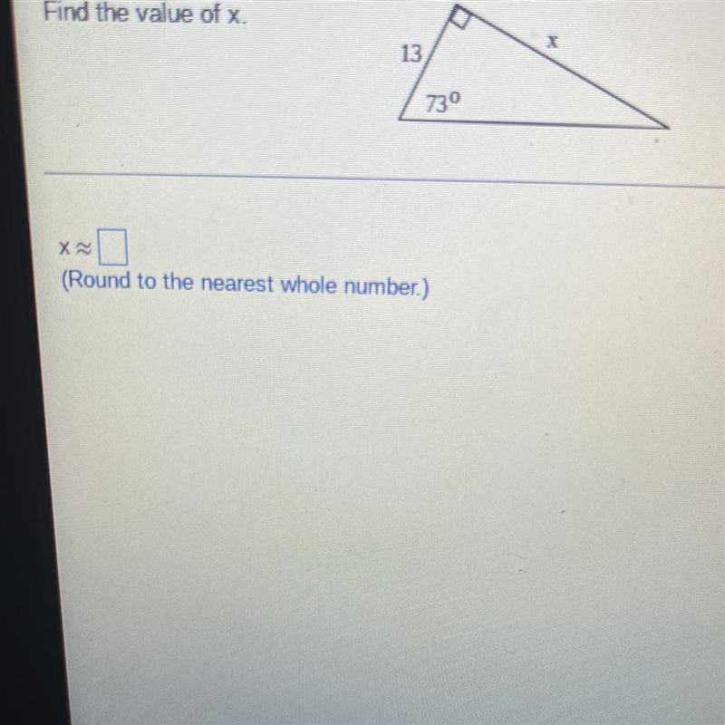 What is x? how would i find the value of x?-example-1