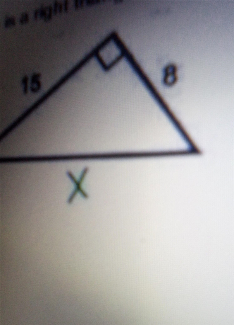 Here is a right triangle with a missing side length what is the missing side length-example-1