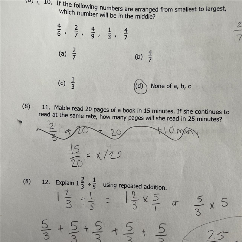 I would like to know how to solve question 8 please.-example-1