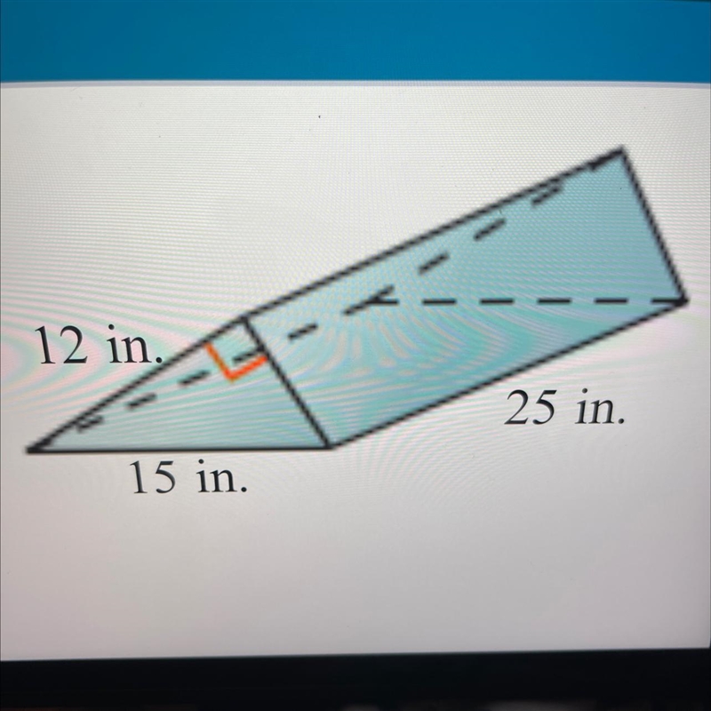 use formulas to find the lateral area and surface area of the prism. the lateral area-example-1