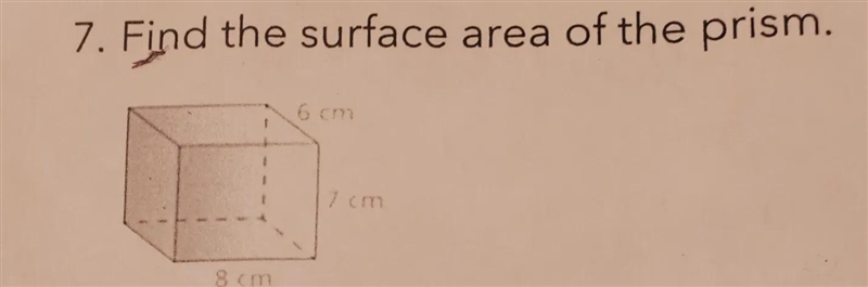 Numbers are 6cm 7cm and 8cm if u cant see 6 at top 8 at bottom-example-1