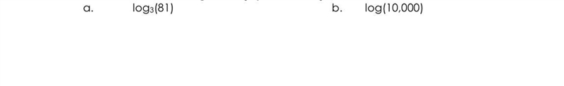 Can someone tell me what the value of these logarithms are:-example-1