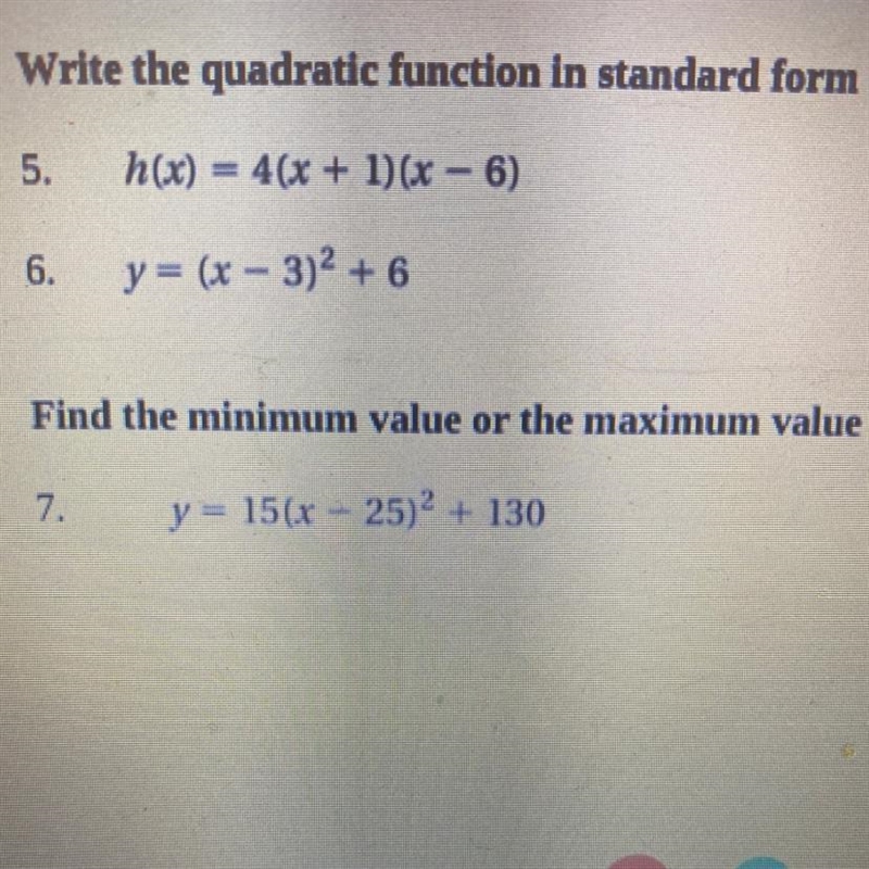 I need some help with 7 I was wondering if anyone could give me a step by step answer-example-1