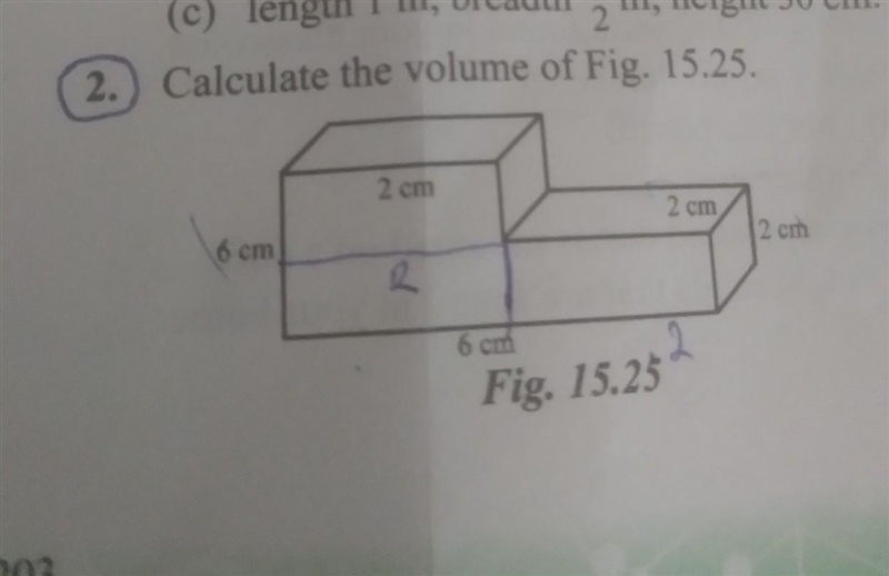 Calculate the volume of the figure below ​-example-1