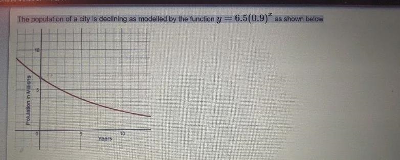 What's the decay rate?A) 0.9%B) 90%C) 0.1%D) 10%(I put the answer choises and question-example-1