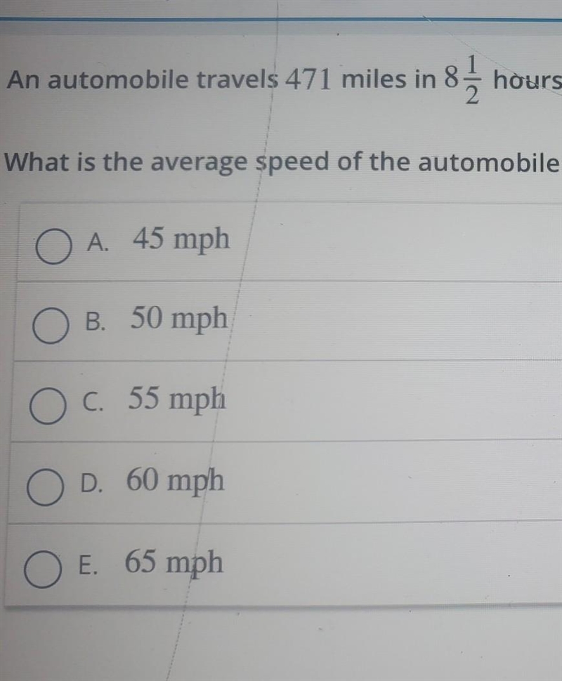 What is the average speed of the automobile to the nearest mile per hour-example-1