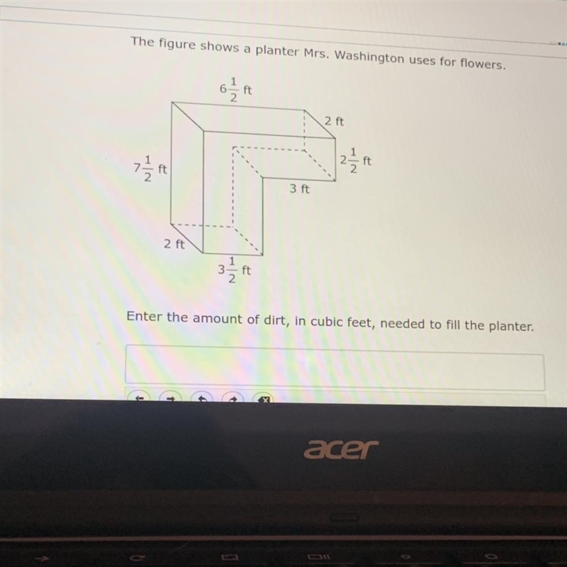 The figure shows a planter Mrs Washington uses for flowers please help fast-example-1