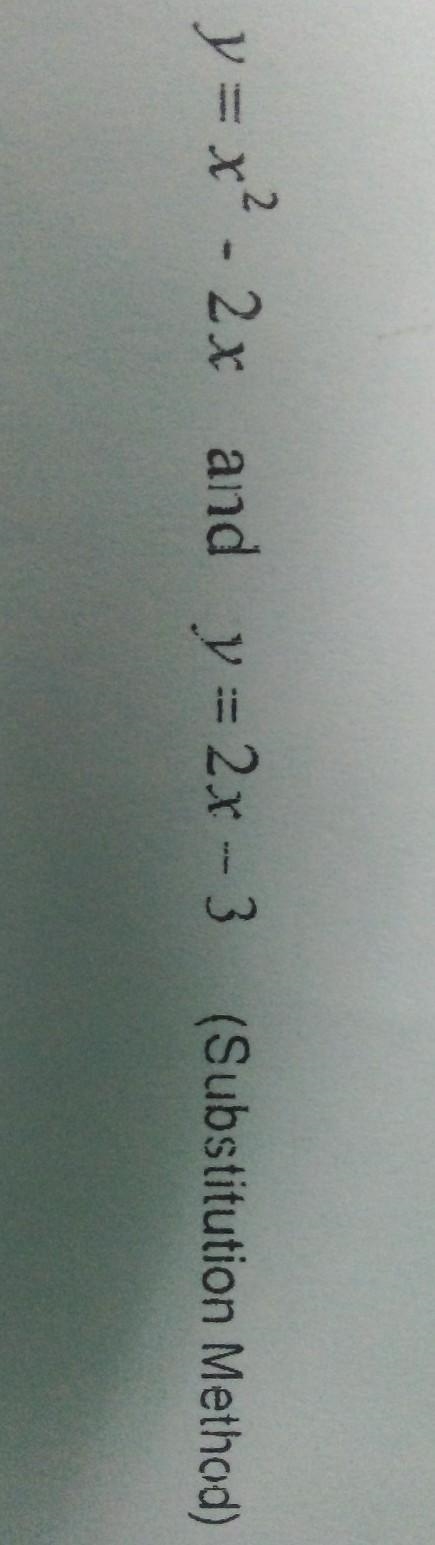 Please help me solve the x and y values in thes simultaneous equation;​-example-1