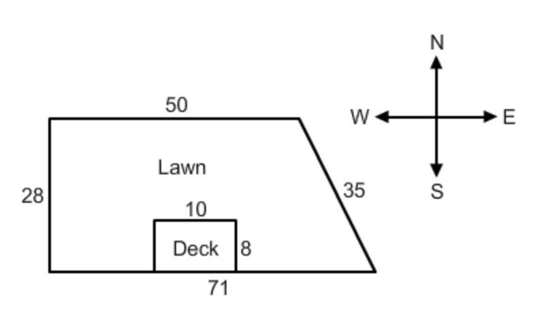 If Wendell creates a scale drawing using the scale 1 inch to 10 feet, what will the-example-1