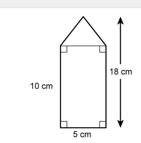 What is the area of the composite figure? Enter your answer in the box. ______cm^2-example-1