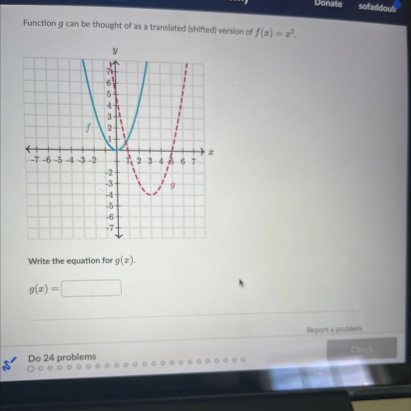 I need to know how to format a function equation after it has been translated-example-1