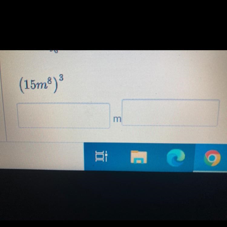 Simplify using the laws of exponents. Use the box to the right of the variable as-example-1