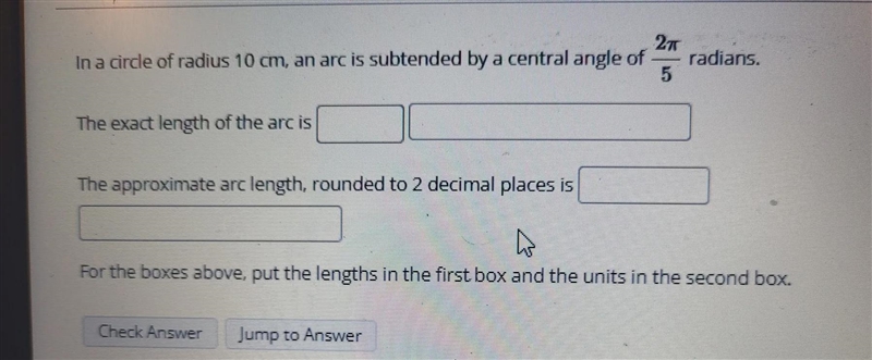 I have a trig question about the circle and subtended angles of arcs, pic included-example-1