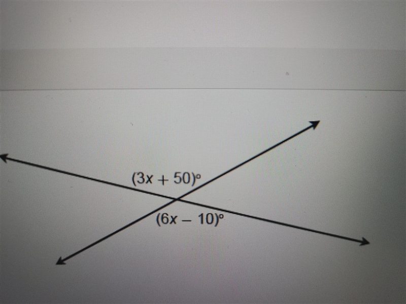 asic Geometric Shapes - Part 1 What is the value of x (3x +50) Enter your answer in-example-1