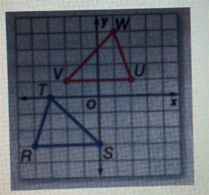 Triangle RST is congruent to triangle UVW. write the congruent statements comparing-example-1