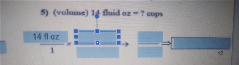 5) (volume) 14 fluid oz = ? cups 14 fl oz i dont know what this is can anyone please-example-1