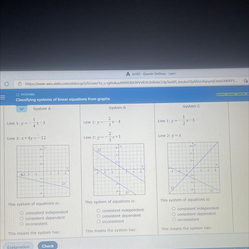 Q=SYSTEMSClassifying systems of linear equations from graphsFor each system of linear-example-1