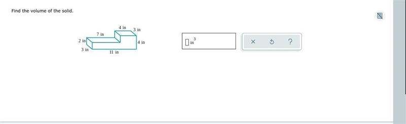 Find the volume of the solid.-example-1