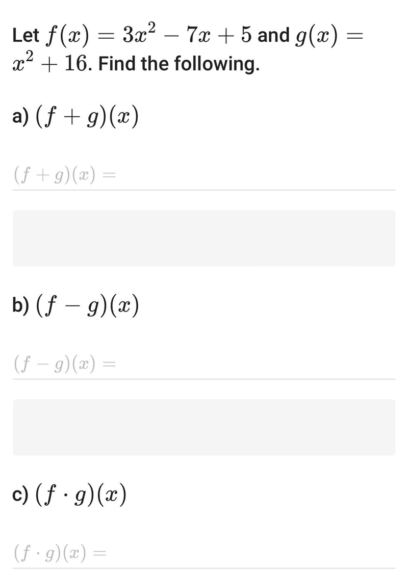 I need help with a difficult math problem please help it’s 3parts to this problem-example-1