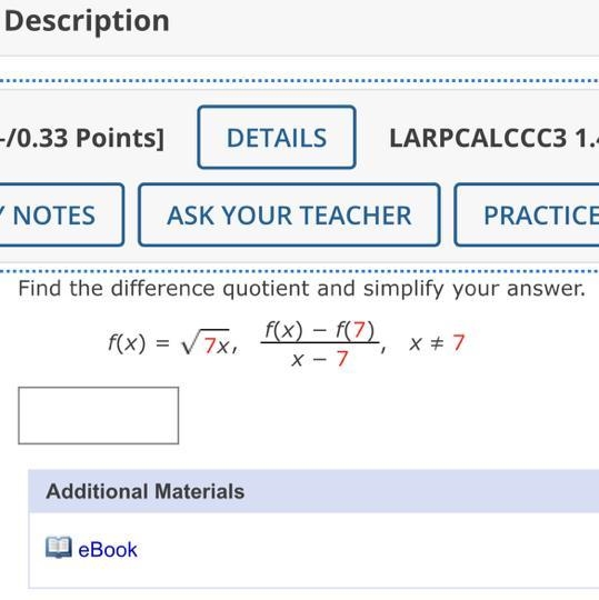 the difference quotient for this problem. i don’t understand the steps to take to-example-1