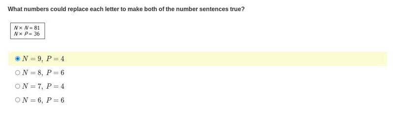 What numbers could replace each letter to make both of the number sentences true?-example-1