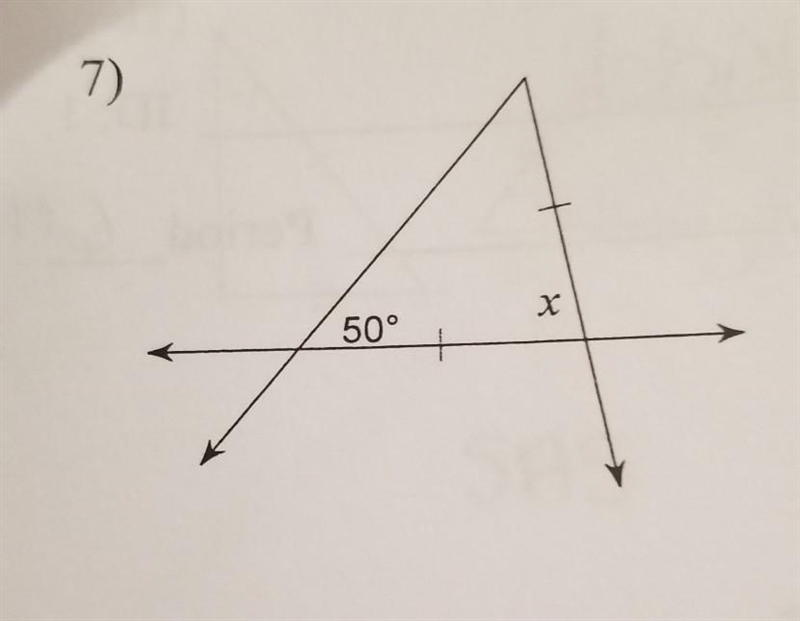 Can anyone help me find x for #7?​-example-1