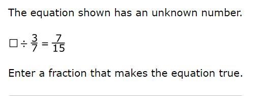 The equation shows an unknown number. PLEASE ANSWER, QUICKLY.-example-1