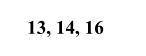 Determine whether (13,14,16) can be the measures of the sides of triangles.-example-1