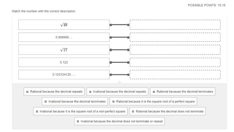 Match the number with the correct description. PLEASE HELP-example-1