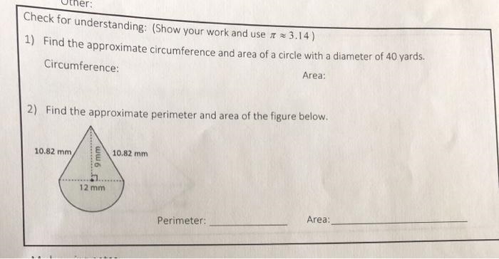 #2 Funding the perimeter and area of the composite figure.-example-1