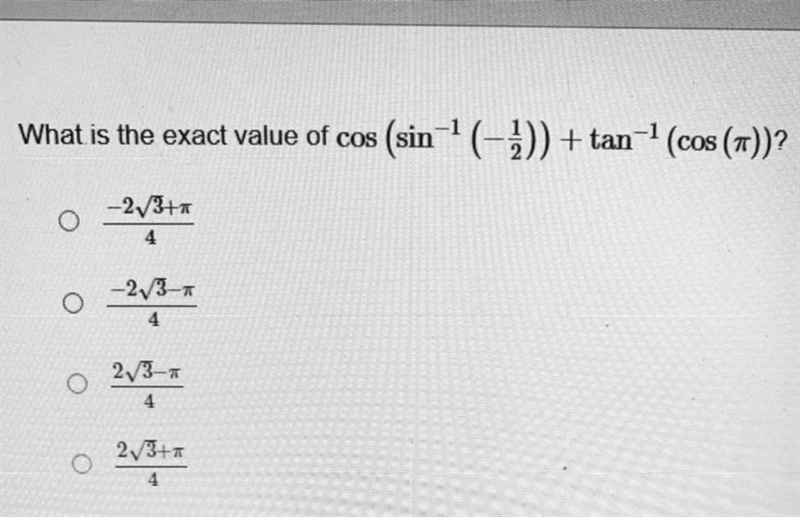 Hey I need help with this practice problem Struggling to solve it The subject is trigonometry-example-1