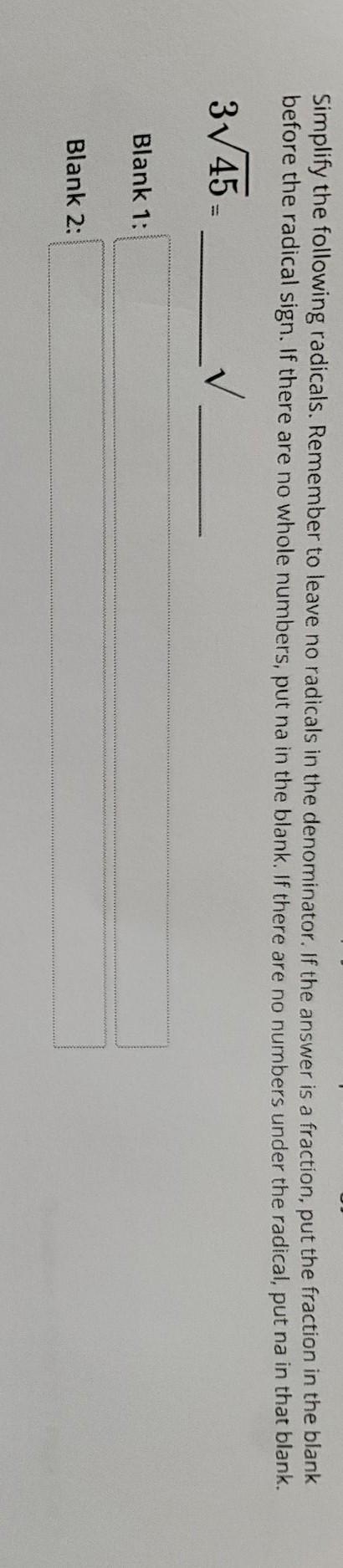 please help me solve. Blank 1 I have the answer 9 and blank 2 I have the answer 5. Blank-example-1