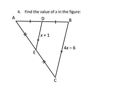 Find the value of x in the figure Please show all your work.-example-1